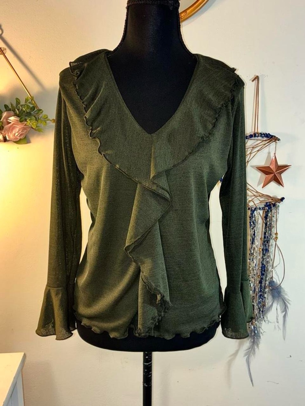 New-york-company Women's Green Blouse